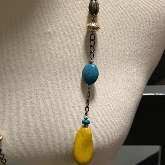 Premier Designs Multicolor Beaded Necklace #PDNK1 - Picture 3 of 8